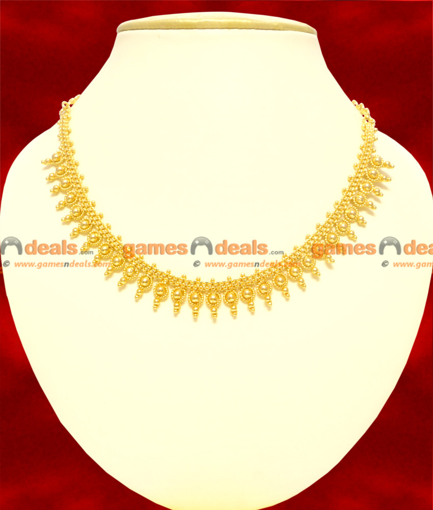 Choker necklace store gold simple